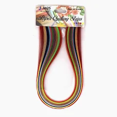 100 Pieces Multicolor Quilling Paper Strips - 3mm(Pack of 1)